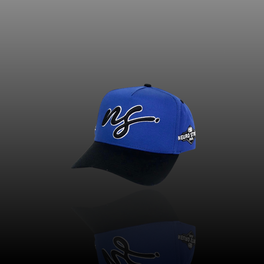 "MENTAL EXODUS" HIGH CROWN CAP ROYAL BLUE/BLACK