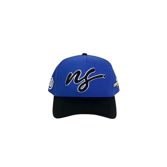 "MENTAL EXODUS" HIGH CROWN CAP ROYAL BLUE/BLACK