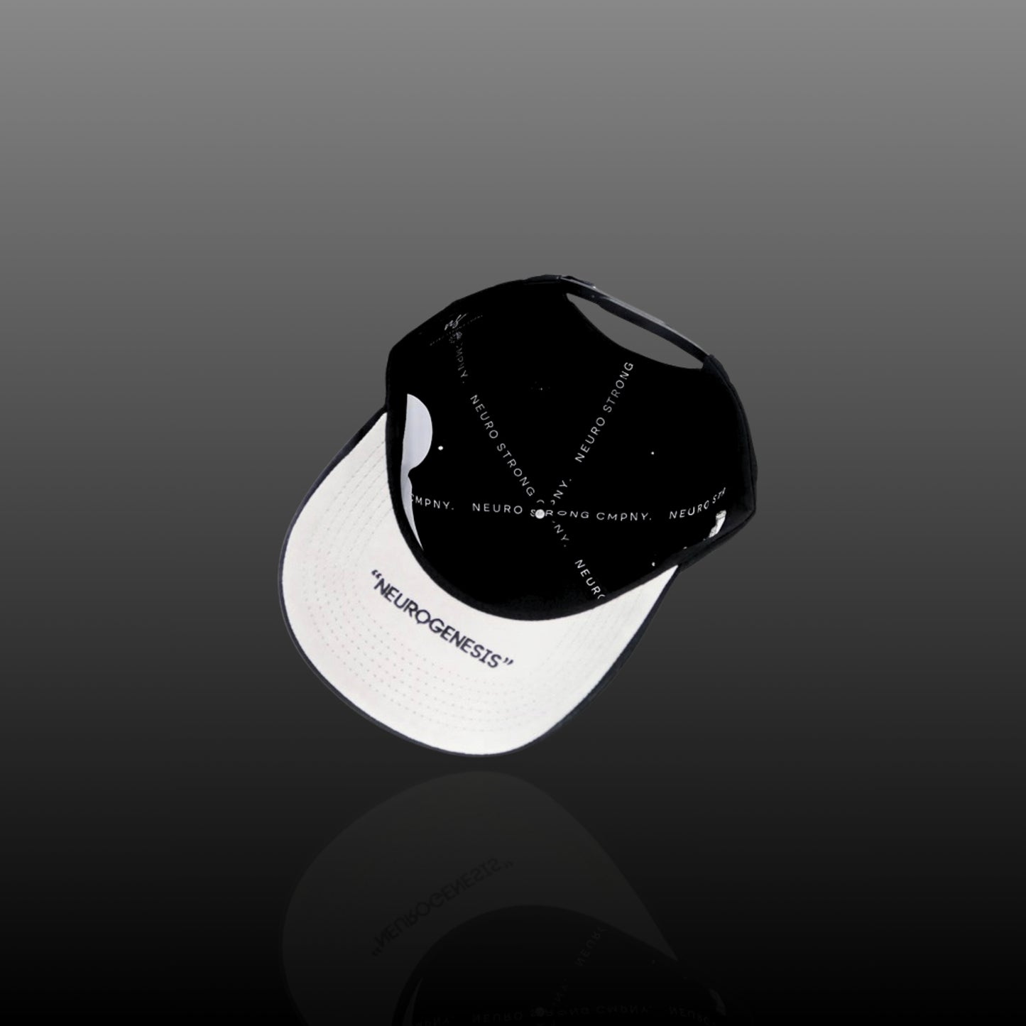 "NEUROGENESIS" HIGH CROWN CAP BLACK