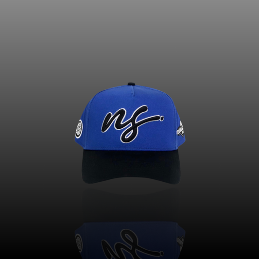 "MENTAL EXODUS" HIGH CROWN CAP ROYAL BLUE/BLACK