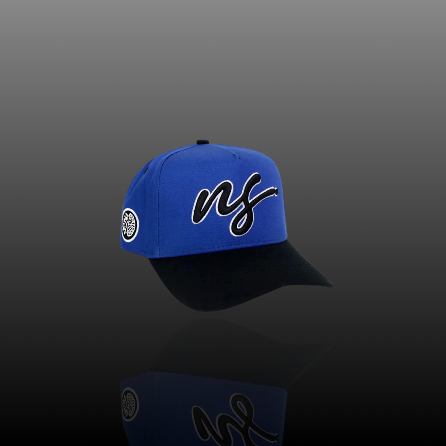 "MENTAL EXODUS" HIGH CROWN CAP ROYAL BLUE/BLACK