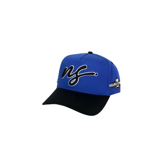 "MENTAL EXODUS" HIGH CROWN CAP ROYAL BLUE/BLACK